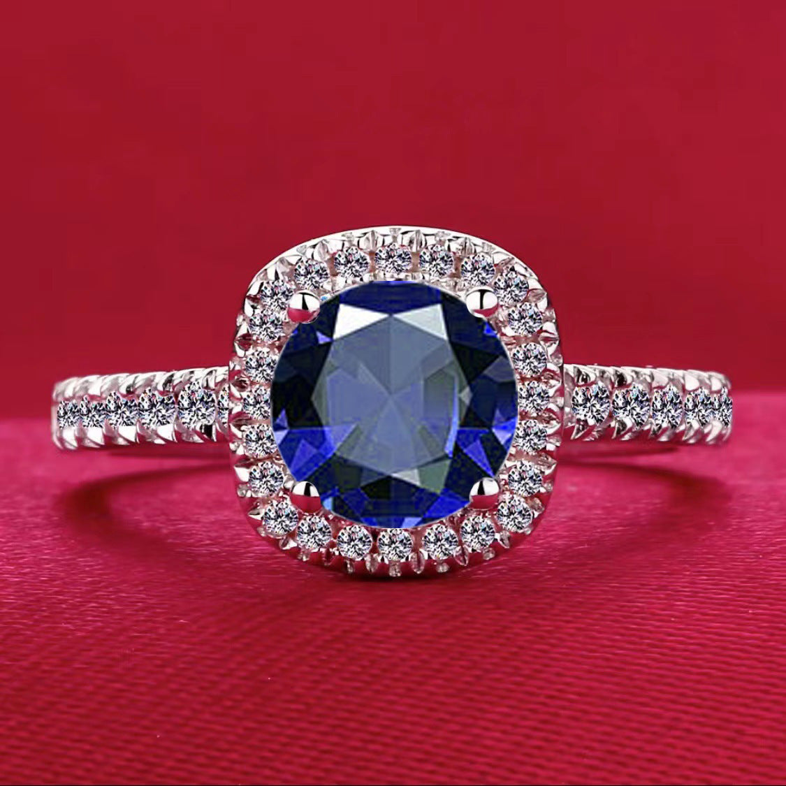 Wholesale  eight hearts eight arrows diamond  ring