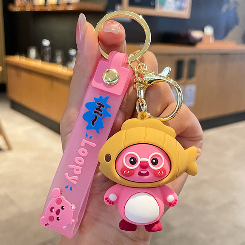 Wholesale Cartoon Cute Keychain Little Beaver Keychains Creative Keychain ACC-KC-SJ010