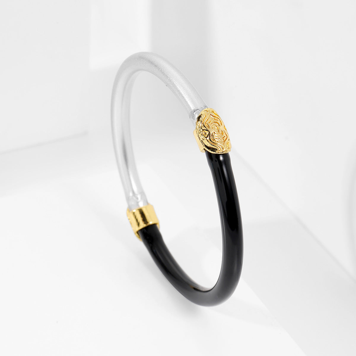 Wholesale Rainbow Color Matching Gold Powder Silicone Bracelet