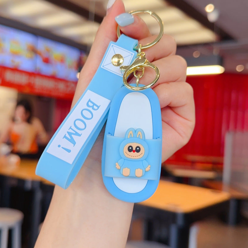 Wholesale Cute cartoon silicone keychain