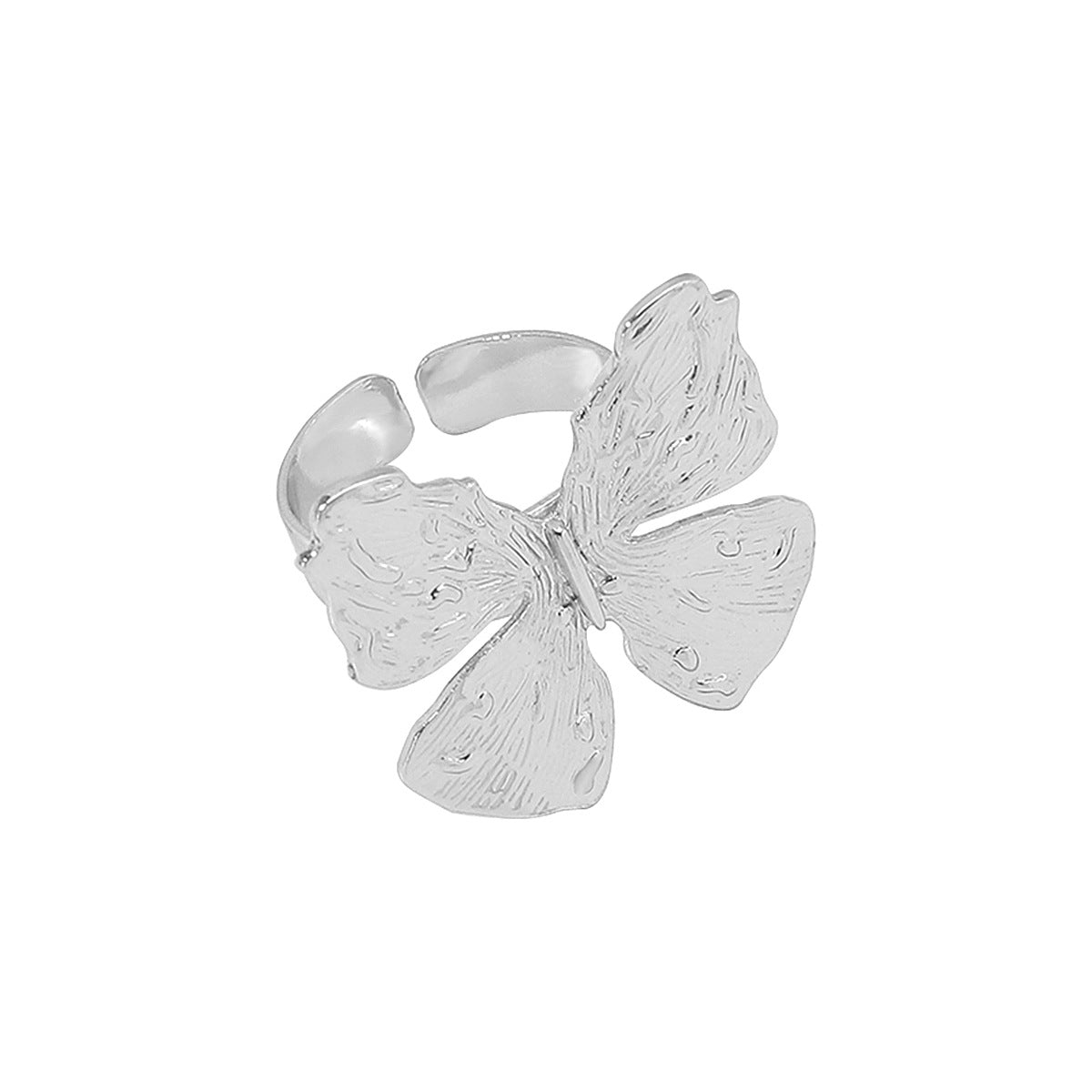 Wholesale Butterfly Hand Ornaments Exaggerated Mid-Century Style Vintage Open Ring