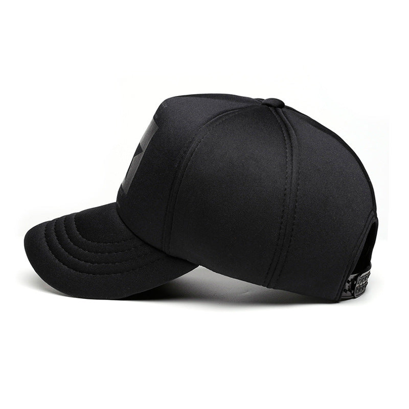 Wholesale hip hop peaked cap five-pointed star printed baseball cap