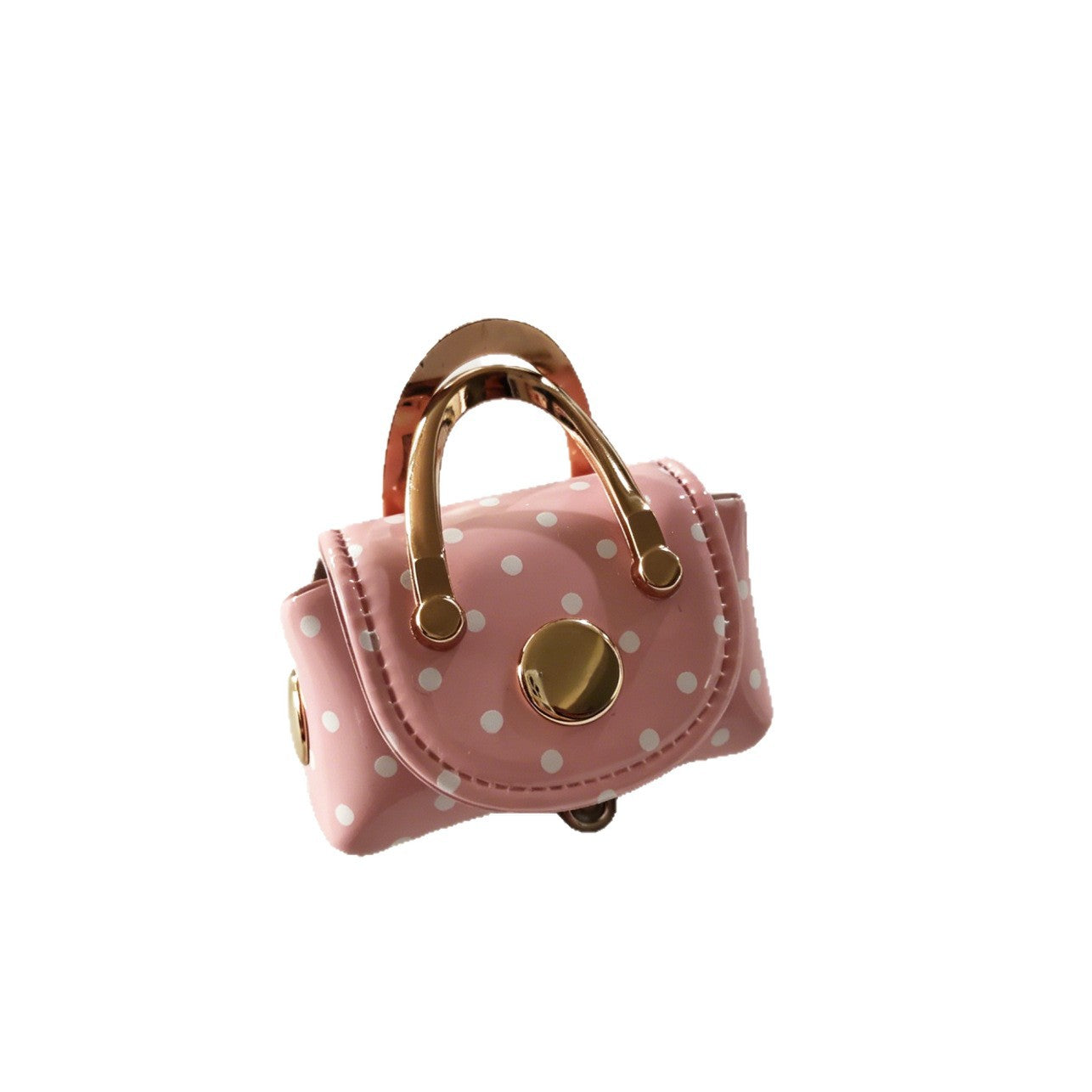 Wholesale French Retro Polka Dot Mini Handbag Coin Purse Keychain Boutique Accessory