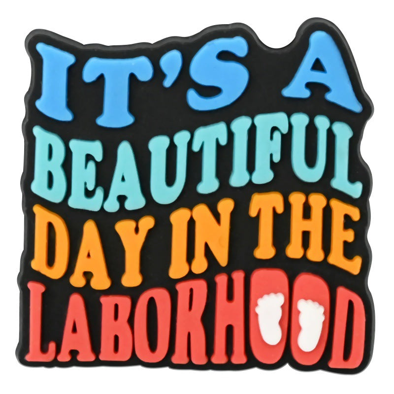 Wholesale  Random 100pcs medical series clogs PVC Soft Rubber Shoe Buckle Decoration