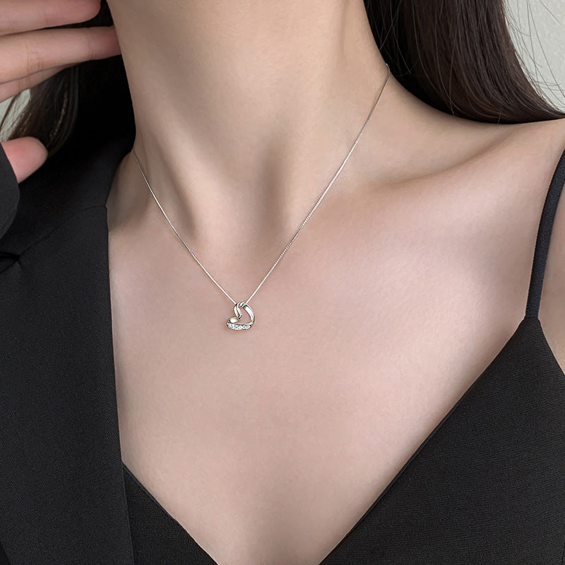 Wholesale  Geometric Love Diamond-encrusted Necklace