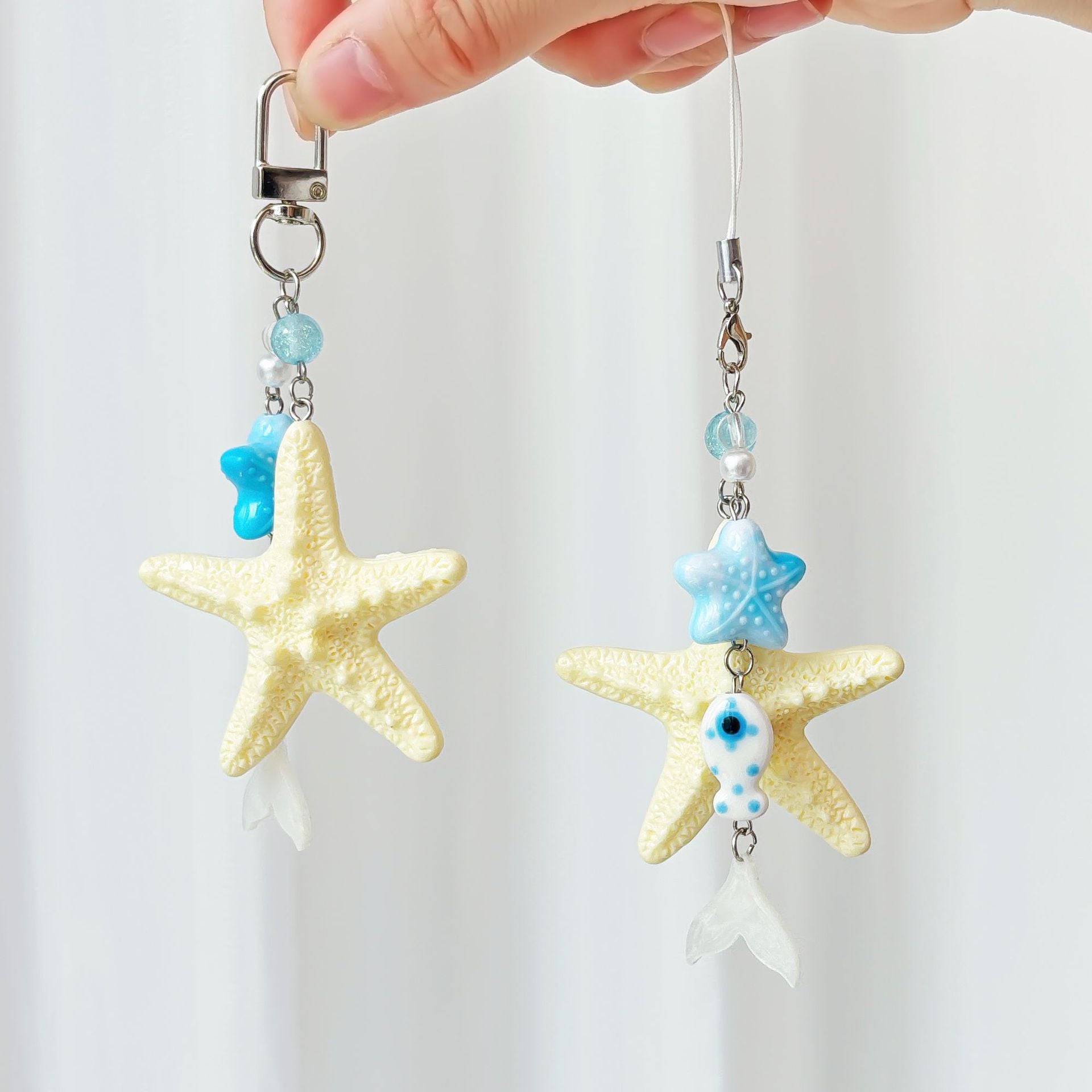 Wholesale Ocean Style Natural Shell Decorative Keychain