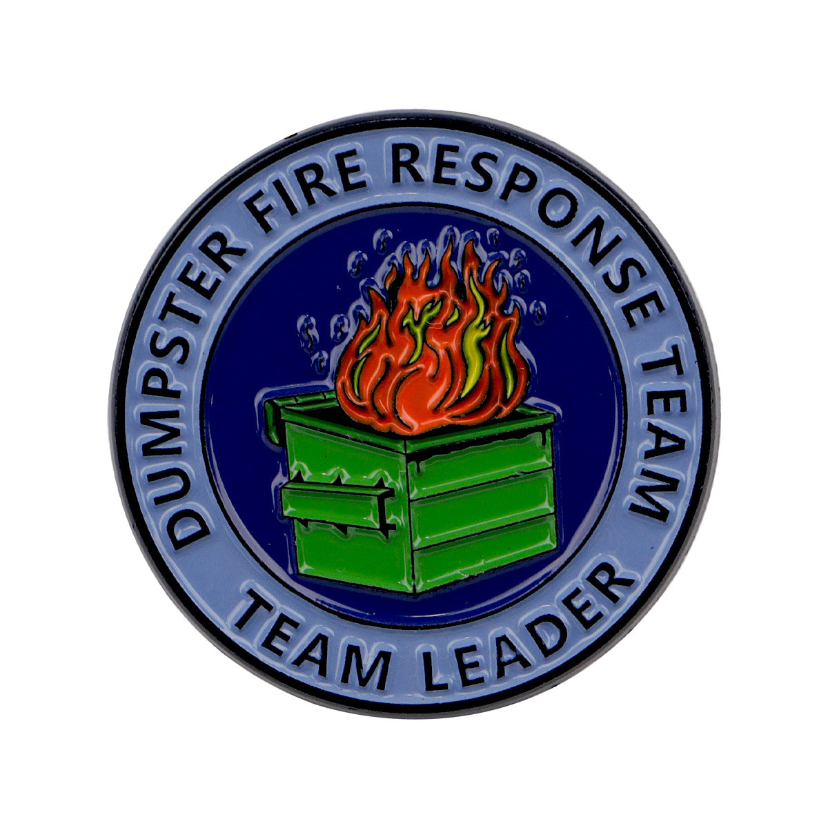 Wholesale Trash Can English Lettering Quote Brooch Badge