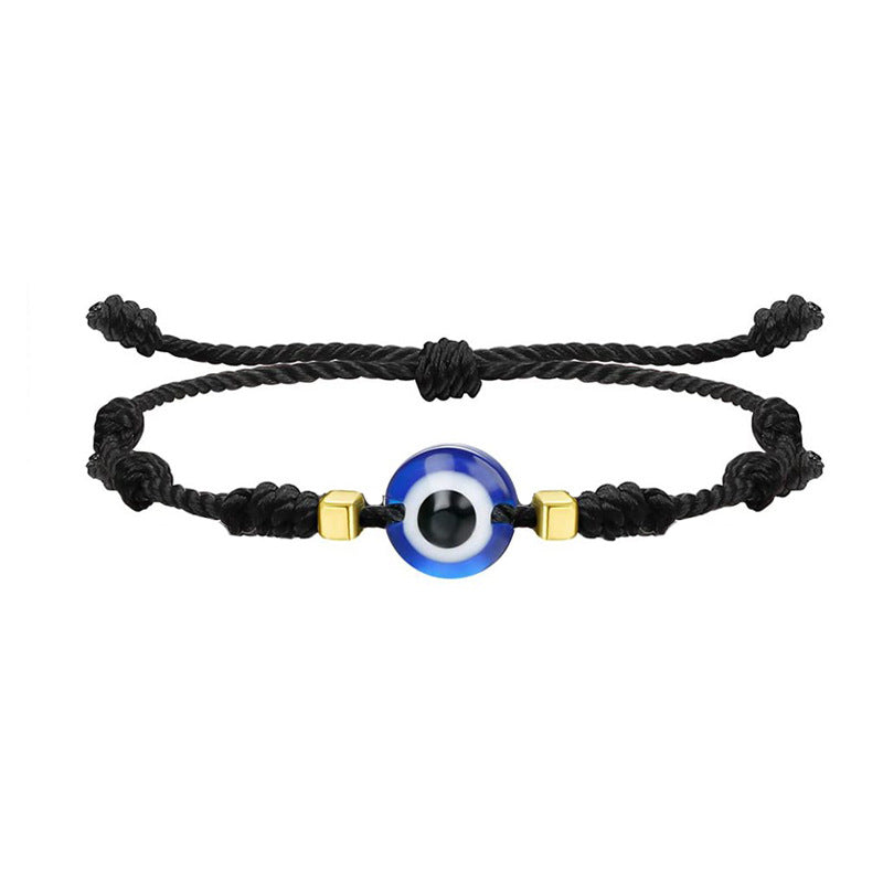 Wholesale   Evil Eye Braided Rope Bracelet