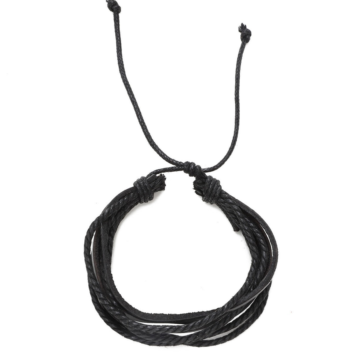 Wholesale Multi-layer Hand-woven Vintage PU Leather Bracelet ACC-BT-YTian013