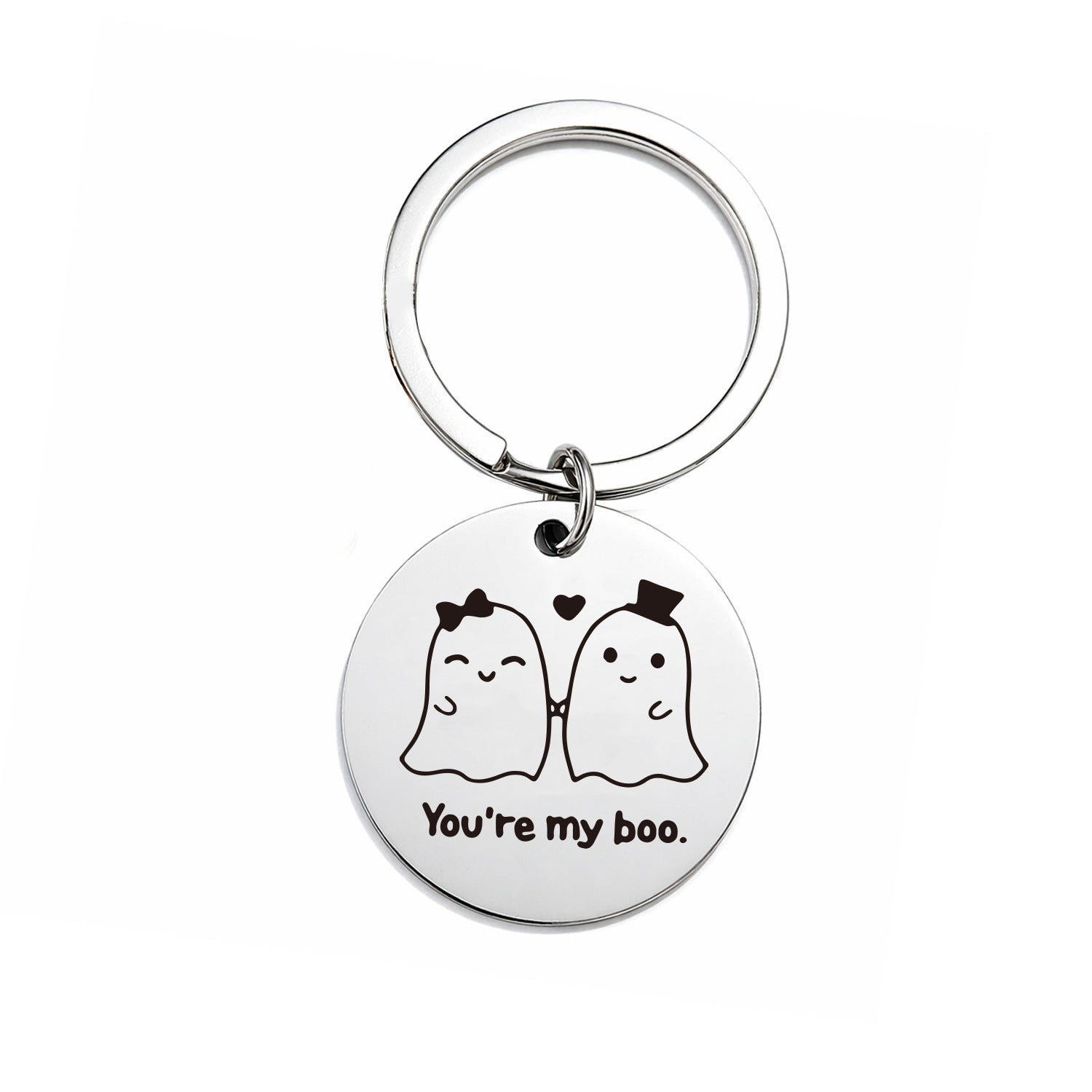 Wholesale Stainless Steel Keychain with Laser Engraving and UV Printing,  Customizable Car Key Accessory for