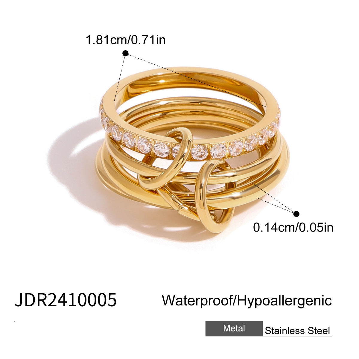 Wholesale Stainless Steel Stacking Rings
