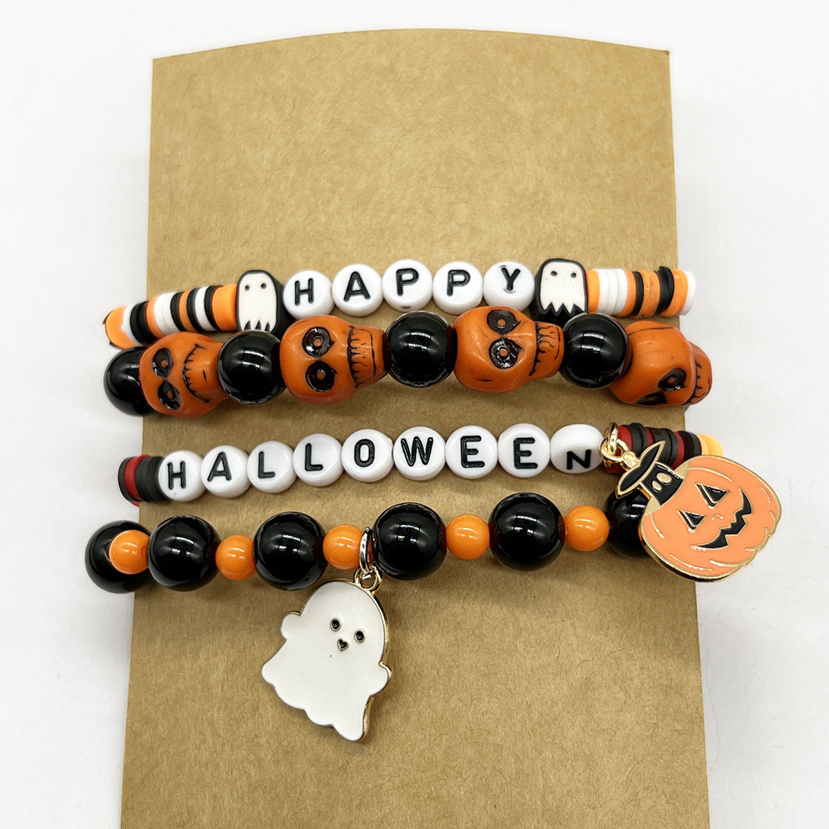 Wholesale Halloween Stretch Multi-layer Bracelet Set ACC-BT-Nanh004