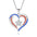 Wholesale  Independence Day Diamond-encrusted Love Clavicle Chain
