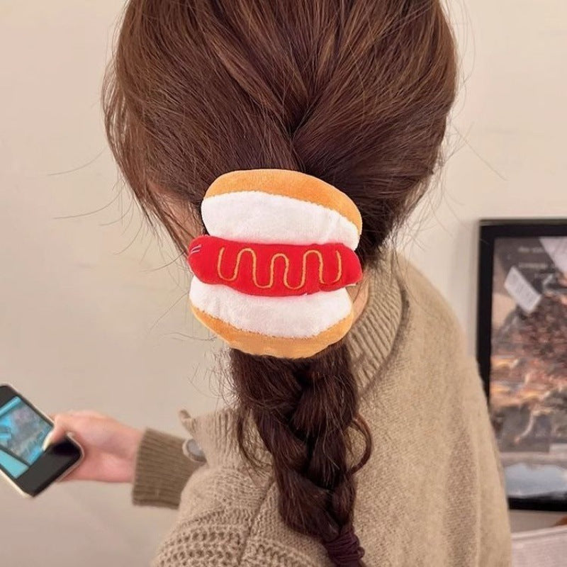 Wholesale Hamburger Cartoon Cute Hairband