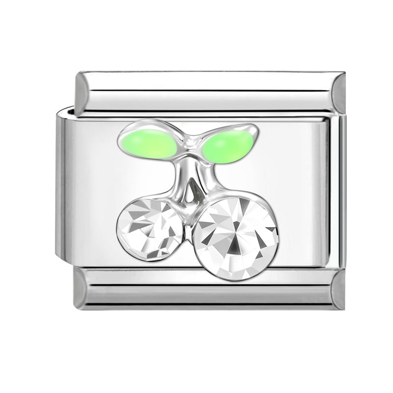 Wholesale Italian Charm Bracelet 9mm DIY Splicing Cute Creative Stainless Steel Composable Bracelet