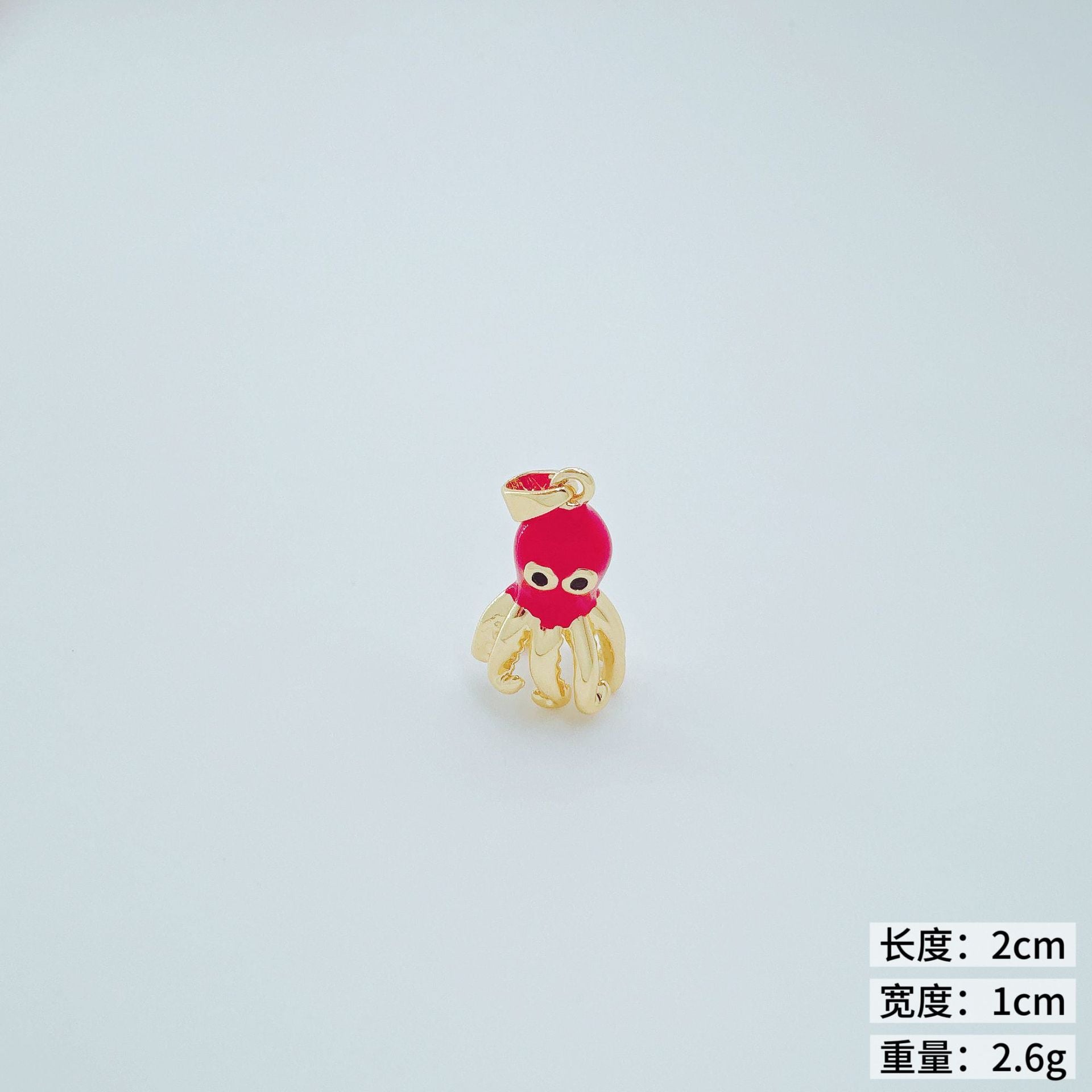 Wholesale Fashion Ocean Series Pendant Gold Plated Copper Jewelry Accessory