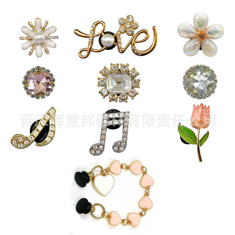 Wholesale Metal Shoes Accessories Shoes Charms