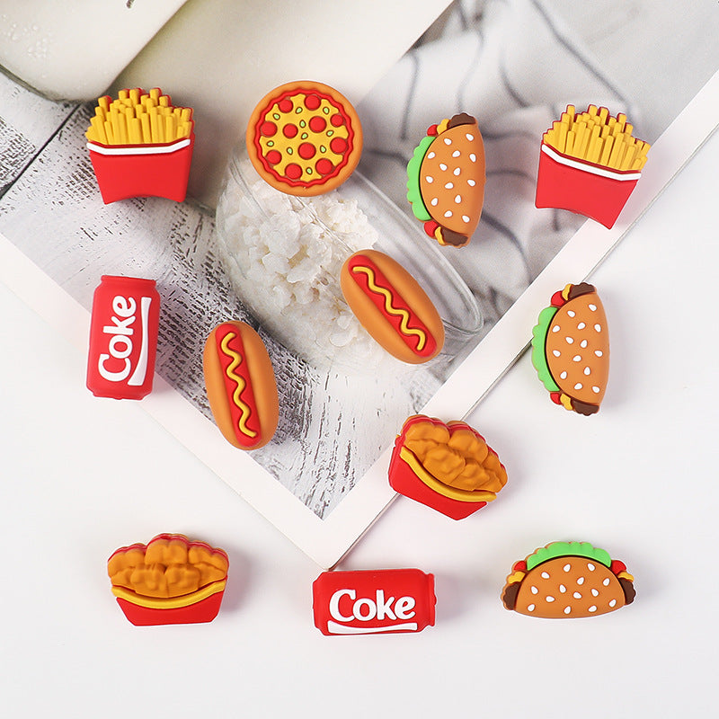 Wholesale 20pcs  3D French Fry Focal Beads DIY Bead Accessories