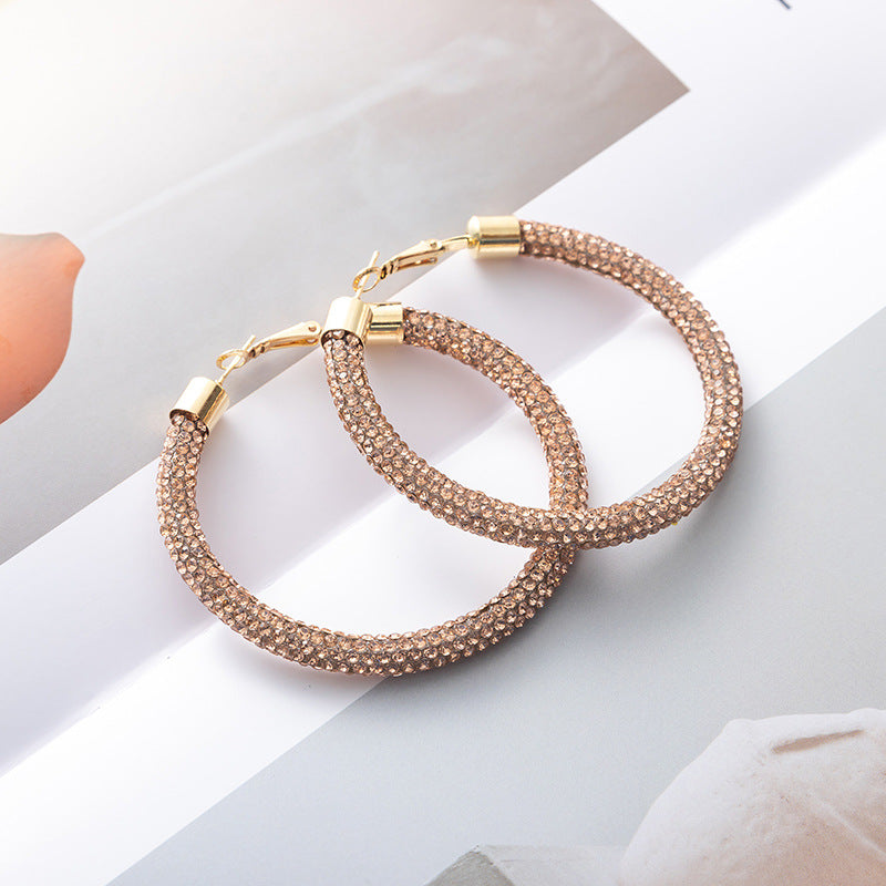 Wholesale  Independence Day gradient color earrings