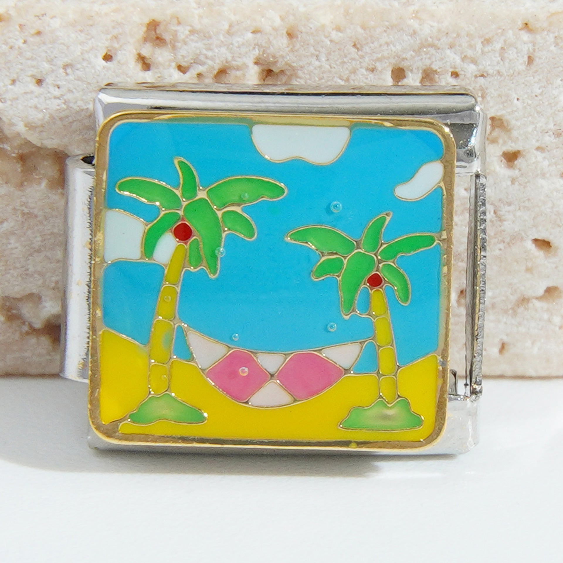 Wholesale Italian Charm Bracelet 9mm DIY Splicing Creative Pattern Stainless Steel Composable Bracelet