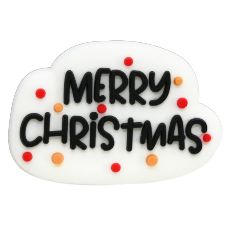 Wholesale Random 100pcs Christmas PVC Soft Rubber Shoe Buckle Decoration ACC-SC-RYY057