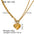 Wholesale  stainless steel plated 18k gold necklace