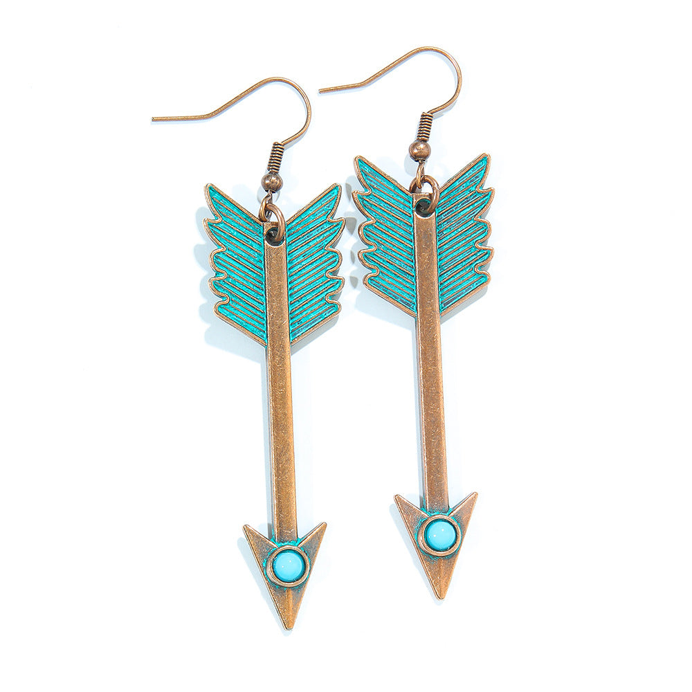 Wholesale Bohemian Tribal Ethnic Style Earrings for Holiday Travel Fashion Accessory