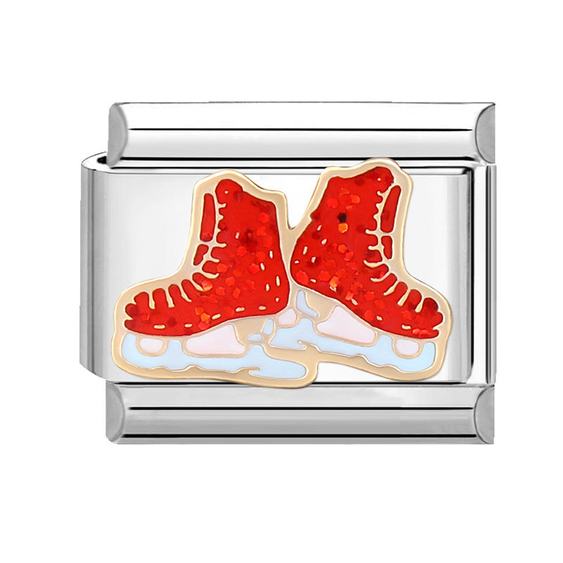 Wholesale Italian Module Creative Stylish Free DIY Cartoon Fashion Christmas Bracelet