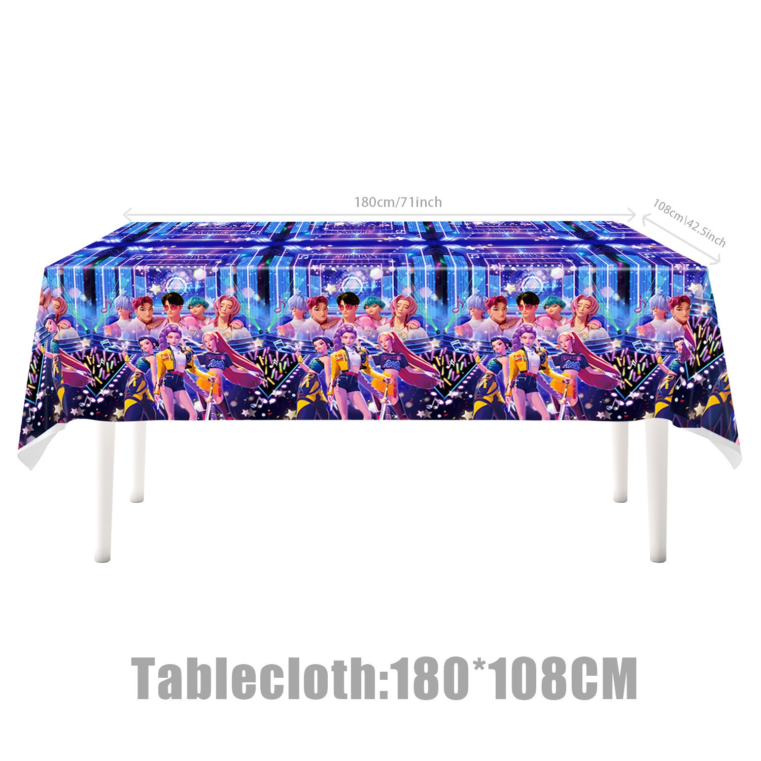 Wholesale Theme Birthday Party Tableware Supplies Pull Flag Banner kpop