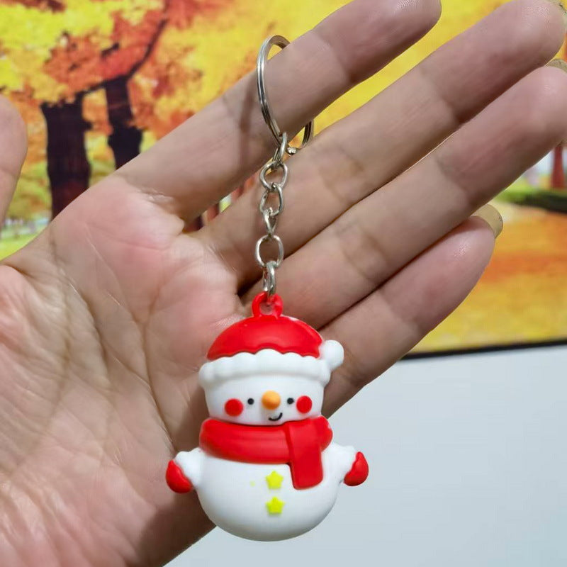 Wholesale Couple keychain car key pendant Christmas doll keychain