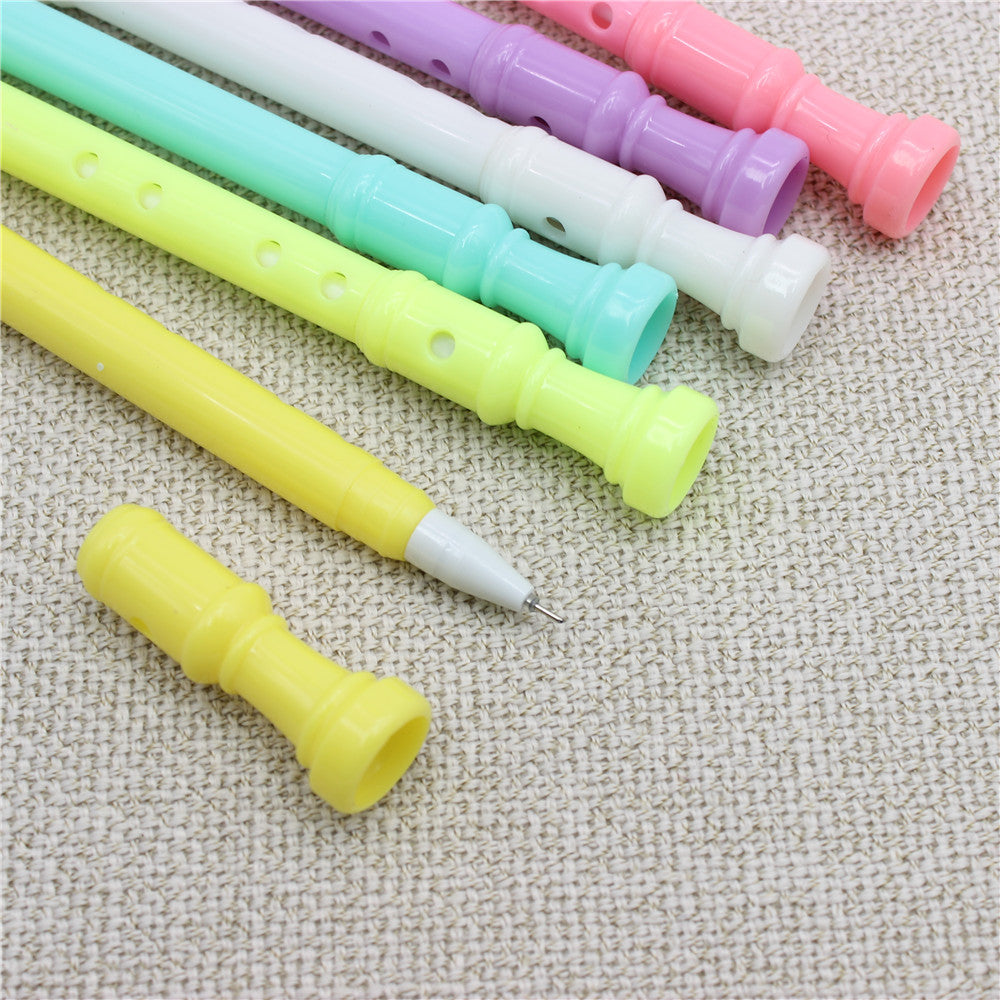 Wholesale Creative can blow the flute shape gel pen