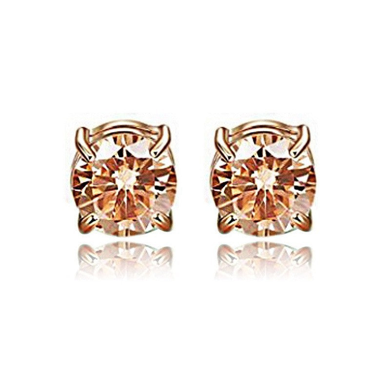 Wholesale Zircon Earrings Zircon Magnet Ear Clip Earrings ACC-ES-YunJin003