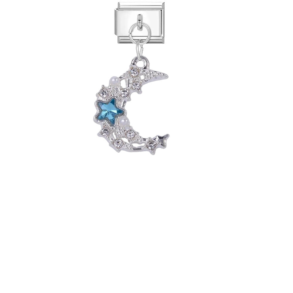 Wholesale Star Moon Crystal Charm Bracelet DIY Set - Stylish Fashion Accessory for Everyday Wear or Gift