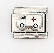 Wholesale 5pcs Italian Charm Bracelet 9mm DIY Splicing Car and Ship Series Stainless Steel Composable Bracelet