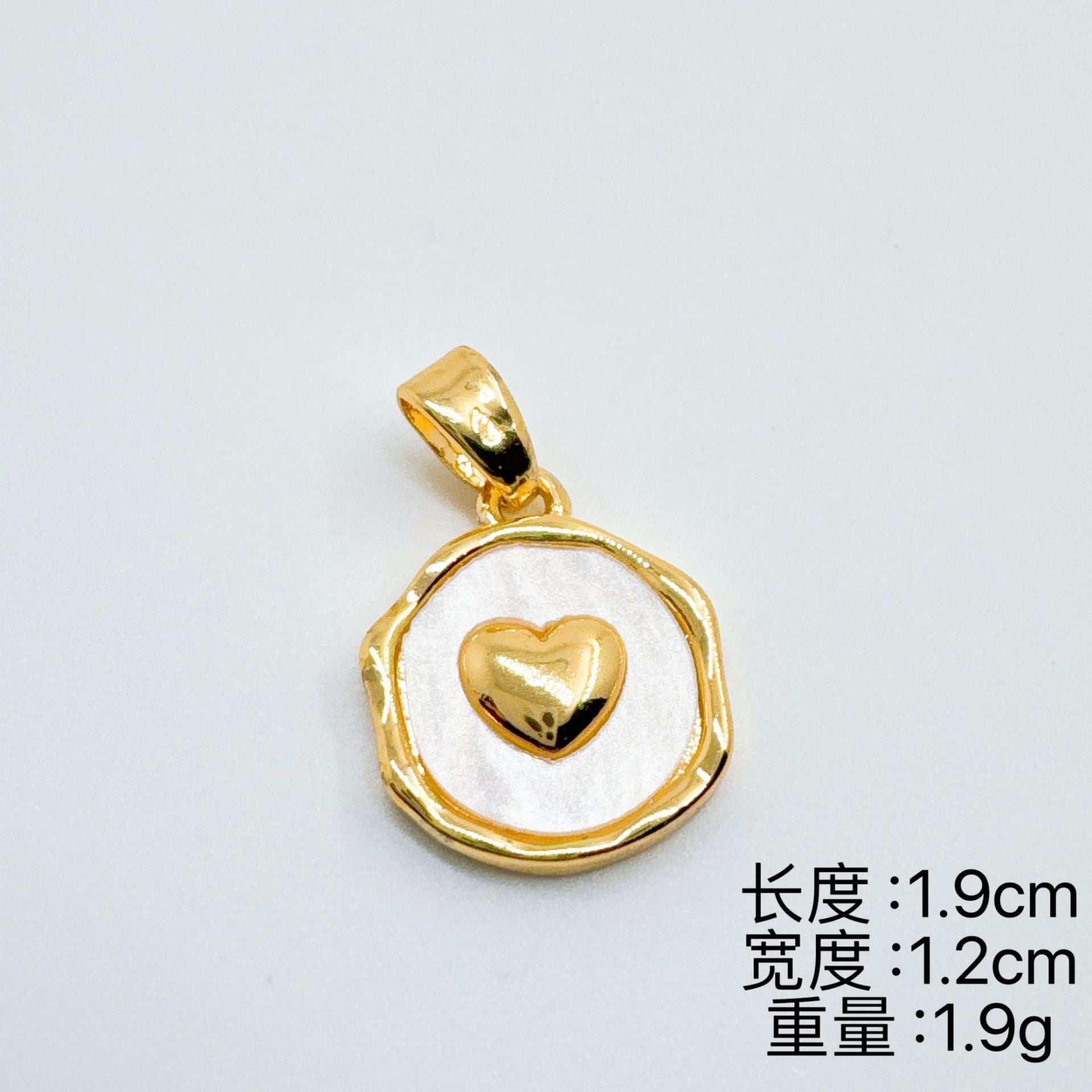 Wholesale Trendy Geometric Smiley Face Heart Fashion Necklaces Gold Plated Copper Jewelry for Boutique Resale