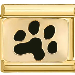 Wholesale Italian Charm Bracelet 9mm DIY Splicing Gold Plated Smiley Dolphin Stainless Steel Composable Bracelet