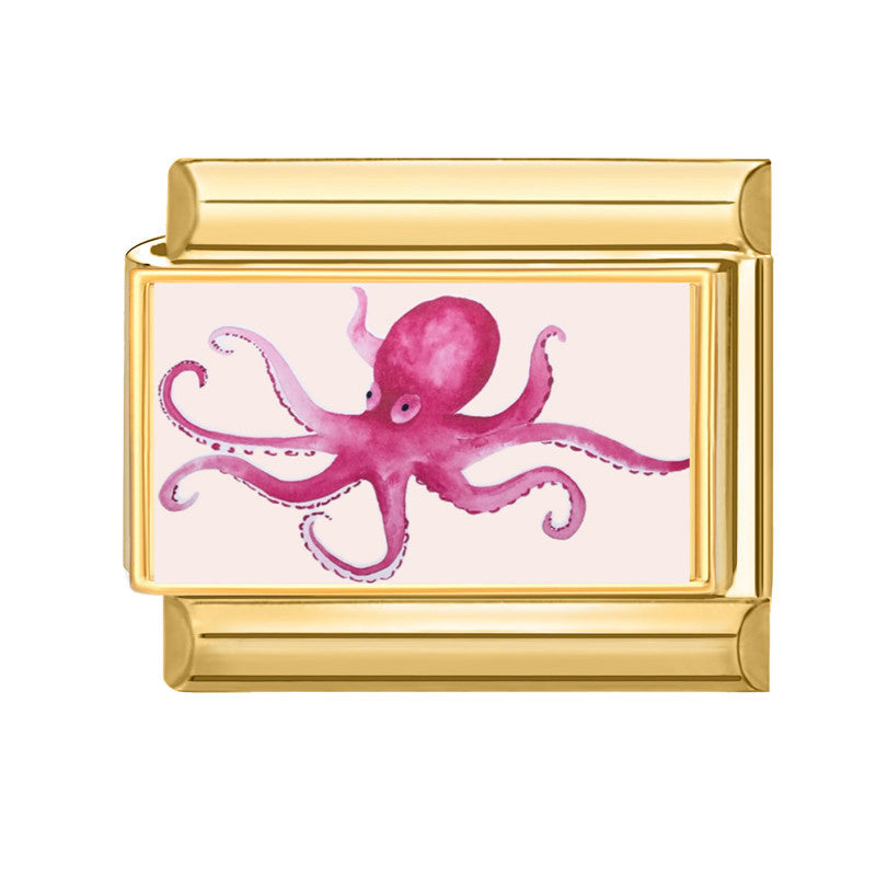 Wholesale 9mm Italian Charm Starter Bracelets DIY Marine Series Stainless Steel Composable Bracelet