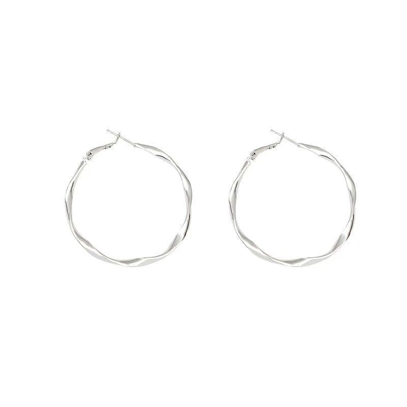 Wholesale Plain Hoop Exaggerated Earrings