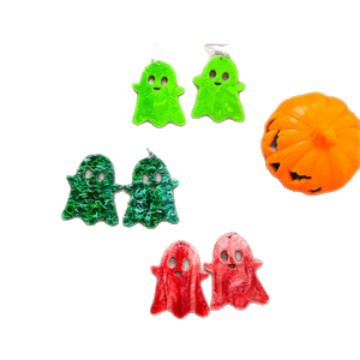 Wholesale Funny Ghost  Acrylic Earrings Fashion Accessory for Party Gift