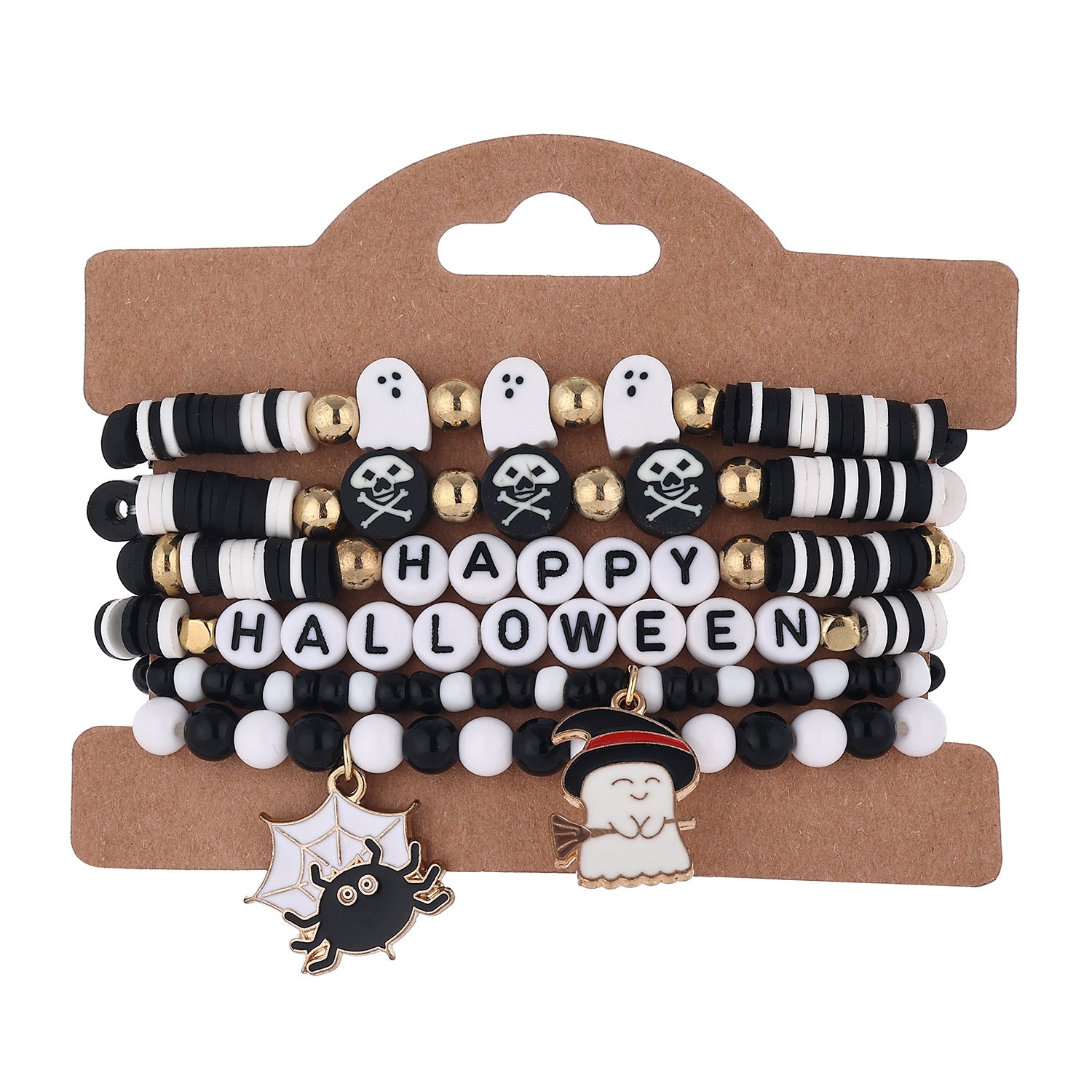 Wholesale European American Style  Soft Clay Bracelet Set,  Handmade Fashion Accessory