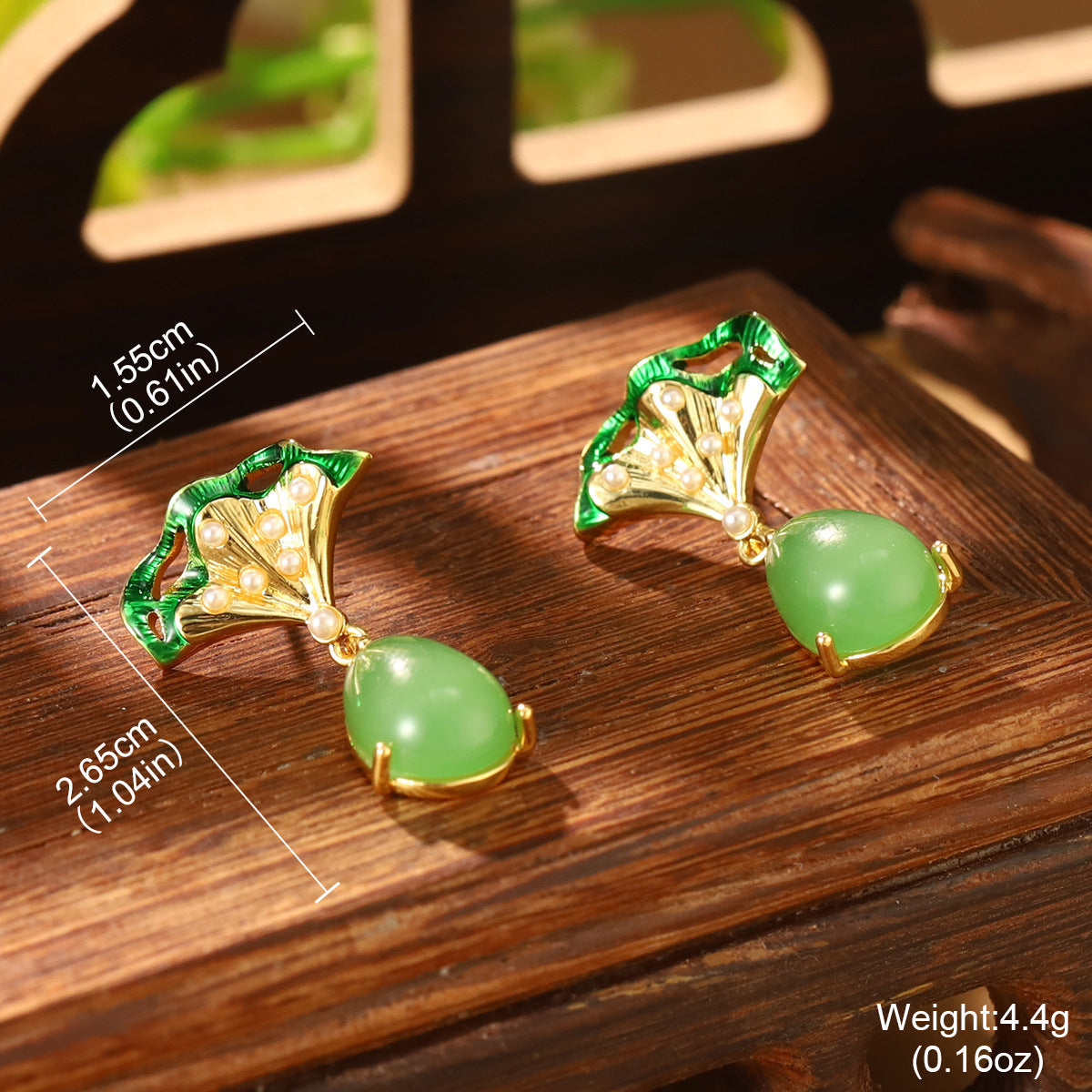 Wholesale Butterfly Pattern Pearl Drop Oil Gradient Flower Necklace Ring Earring Set