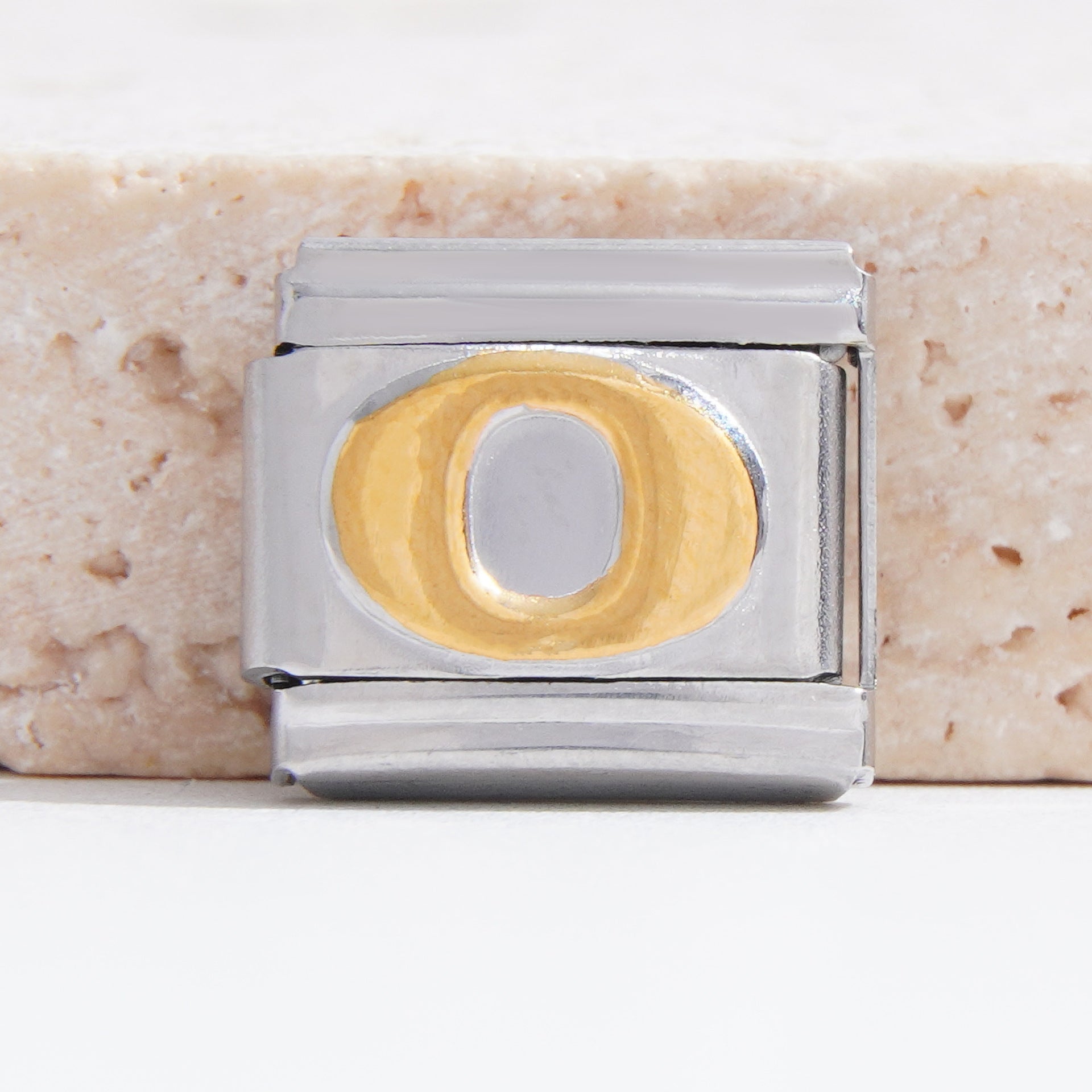 Wholesale Italian Charm Bracelet 9mm DIY Splicing English Alphabet Series Stainless Steel Composable Bracelet