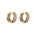 Wholesale Micro-Inlaid Zirconia Full Diamond Leopard Print Earrings