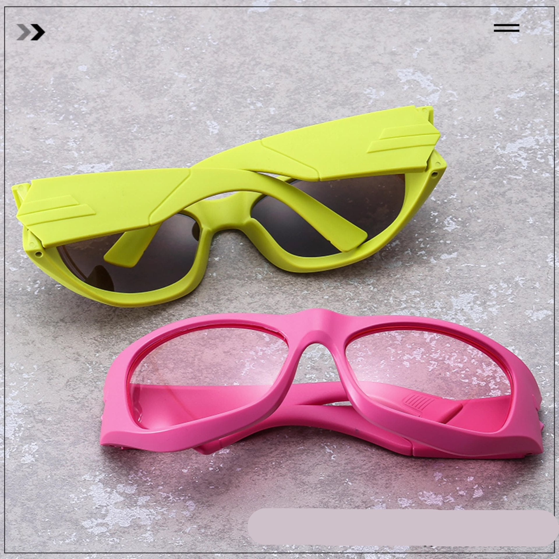 Wholesale  hip-hop cyberpunk sunglasses