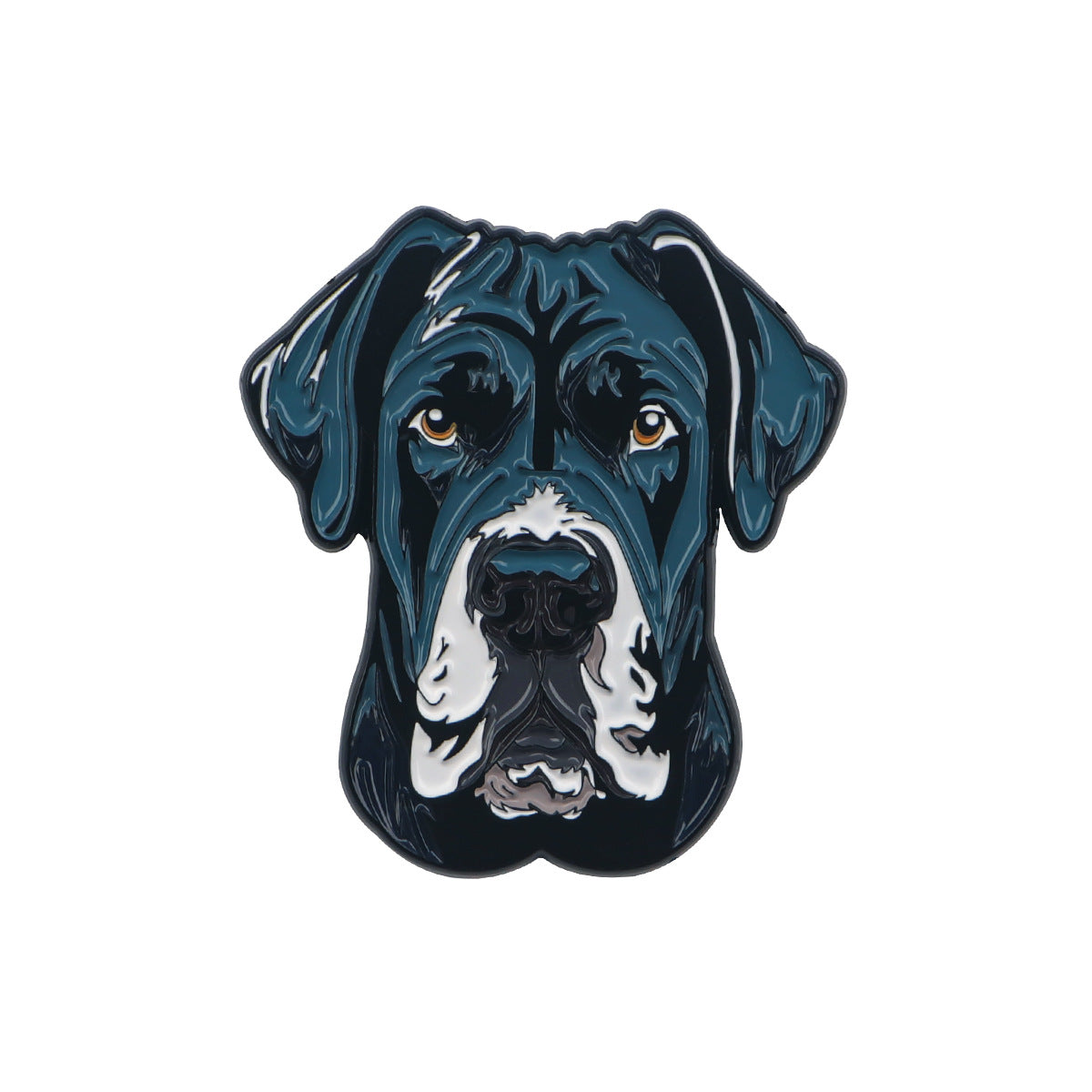 Wholesale 5pcs Alloy cartoon pet dog brooch