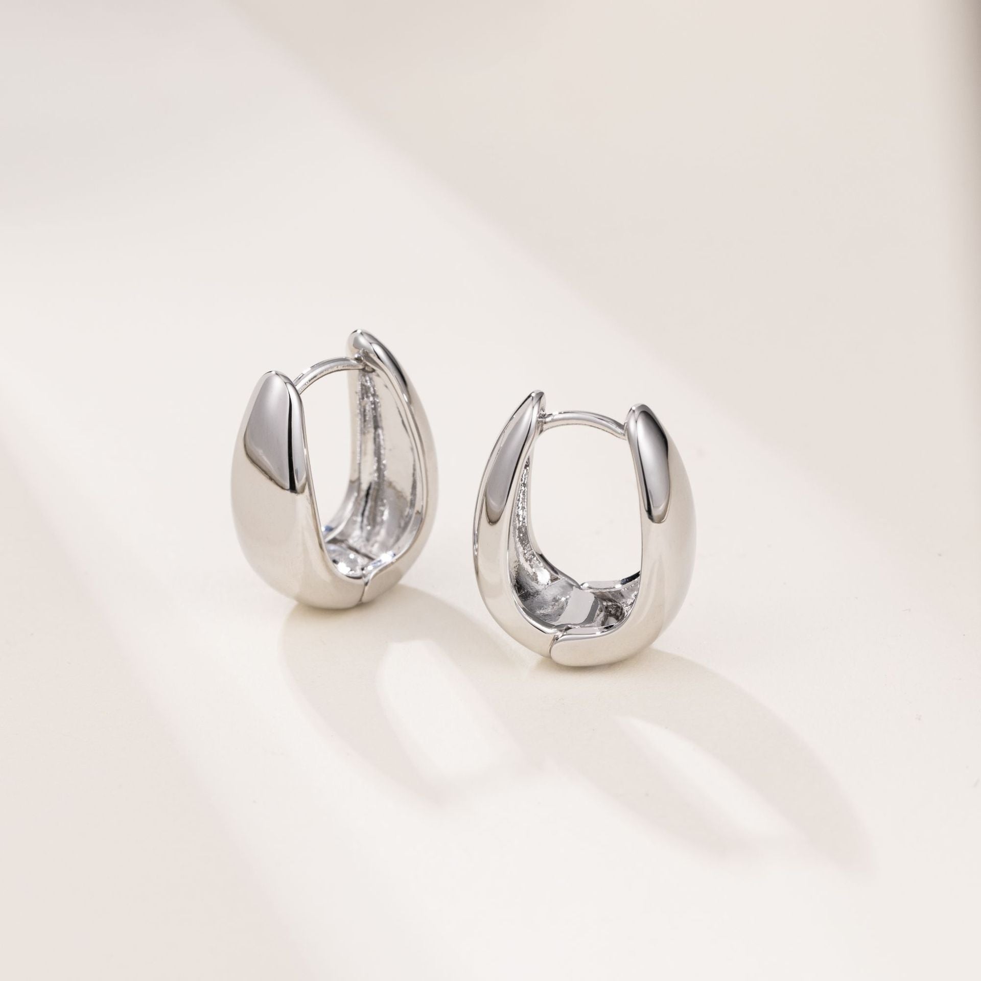 Wholesale  irregular copper plated real gold earrings