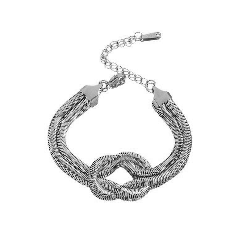 Wholesale 18K Gold Stainless Steel Diamond Bracelet ACC-BT-QiYun008