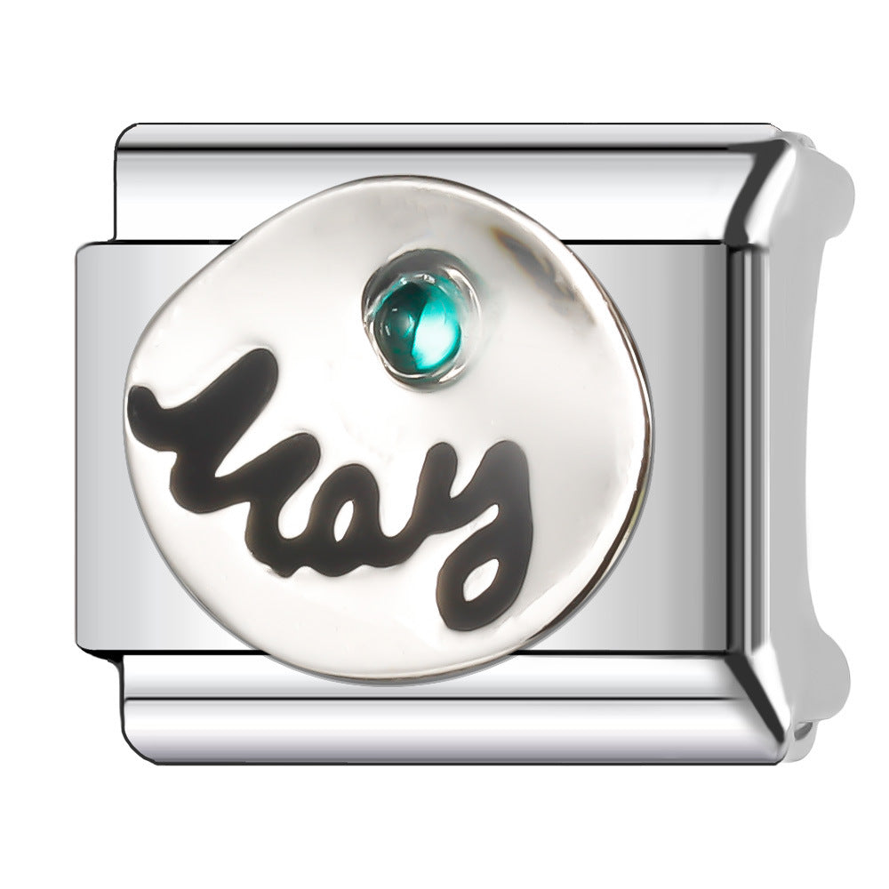 Wholesale Italian module 9MM single month module bracelet