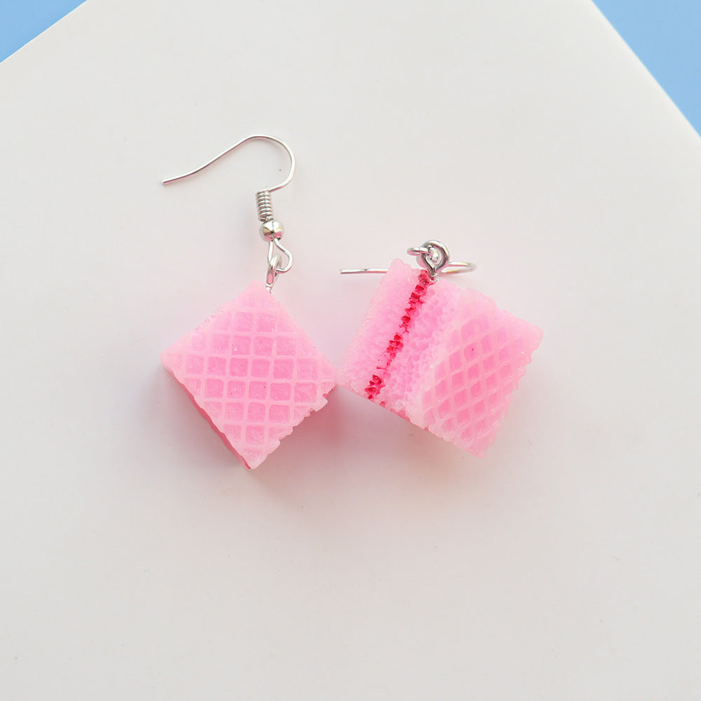 Wholesale  food and play earrings