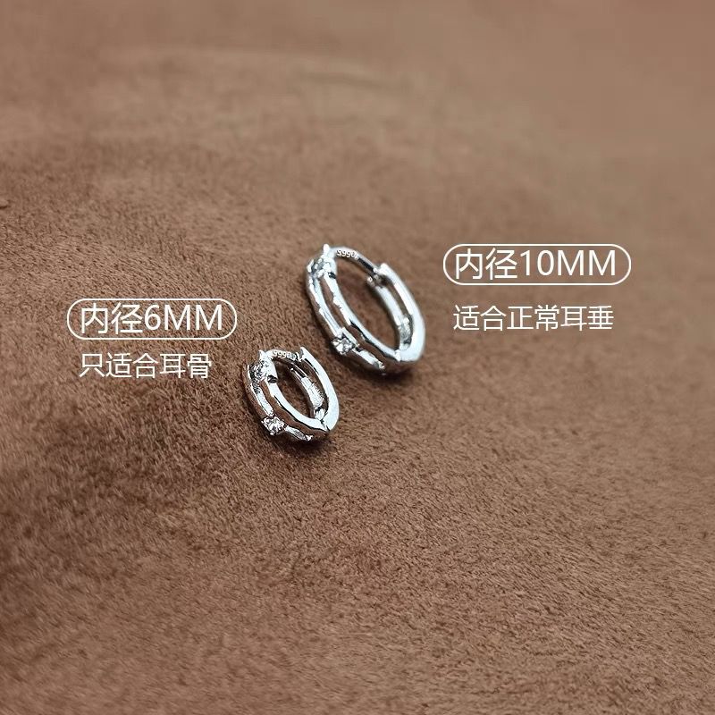 Wholesale ear bone stud silver earrings